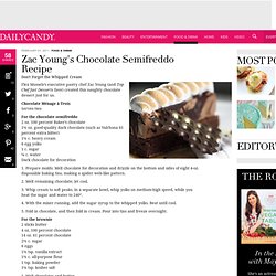 Chocolate Semifreddo Recipe - Valentine's Day Recipes