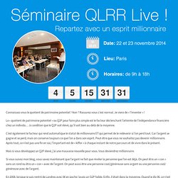 Séminaire QLRR Live ! — Partie privée Business Attitude