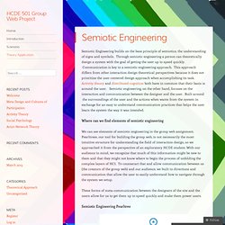 Approach from Semiotic Engineering