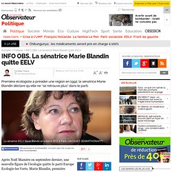 INFO OBS. La sénatrice Marie Blandin quitte EELV