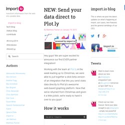 NEW: Send your data direct to Plot.ly — import.io blog