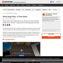 How to send large files to clients: 5 free tools