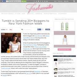 Tumblr is Sending 20+ Bloggers to New York Fashion Week – Fashionista