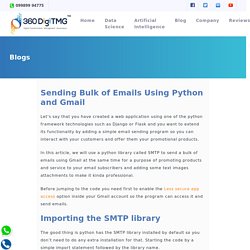 Sending Bulk of Emails using Python and Gmail