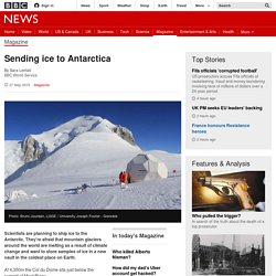 Sending ice to Antarctica