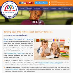 Sending Your Child to Preschool: Common Concerns