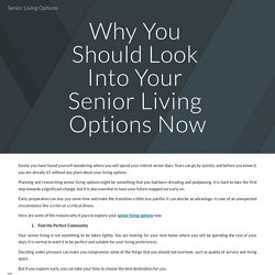 Senior Living Options
