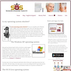 Senior Online Safety Is my Operating System Obsolete?