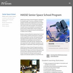 HASSE Senior Space School Program — iVicon Australia