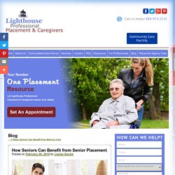 How Seniors Can Benefit from Senior Placement