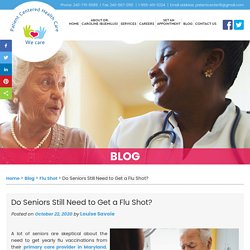 Do Seniors Still Need to Get a Flu Shot?