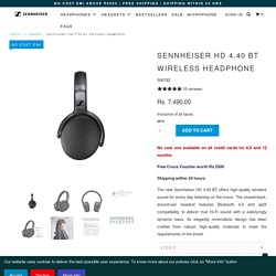 Sennheiser HD 4.40 BT Wireless Headphone, Buy HD 4.40 BT Online