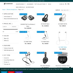 Sennheiser Wireless Headphones, Buy Wireless Headphones Online