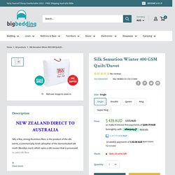 Silk Sensation Winter 400 GSM Quilt/Duvet