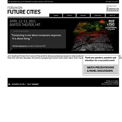 Forum on Future Cities