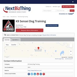 K9 Sensei Dog Training - Miscellaneous
