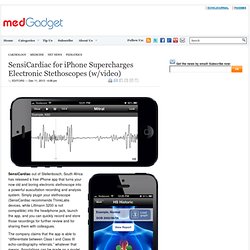 SensiCardiac for iPhone Supercharges Electronic Stethoscopes (w/video)