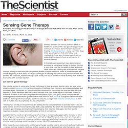 Sensing Gene Therapy