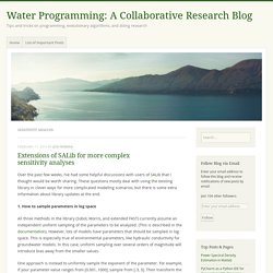 Water Programming: A Collaborative Research Blog