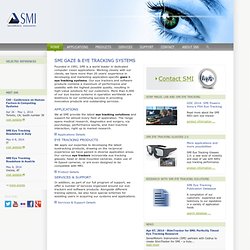 SensoMotoric Instruments GmbH > Gaze and Eye Tracking Systems > Home