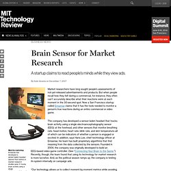 Brain Sensor for Market Research
