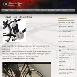 Torque Sensors on Electric Bikes