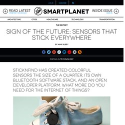 Sign of the future: Sensors that stick everywhere