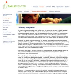 Sensory Integration — The SMILE Center l More Than A Sensory Gym