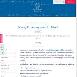 Sensory Processing Issues in Children