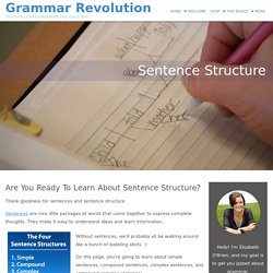 Sentence Structure: Learn about the four types of sentences!