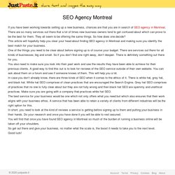 SEO Agency Montreal
