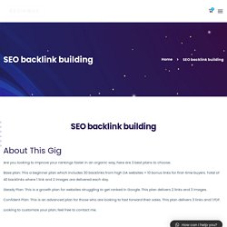 SEO backlink building - KevinMax