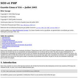 SEO et PHP