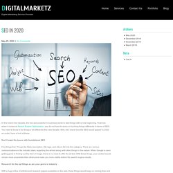 SEO in 2020 - DigitalMarketz