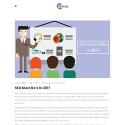 SEO Must Do's in 2017