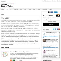 Social Media Marketing - Search Engine Watch (SEW)
