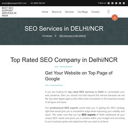 #1 SEO services in Delhi, Top SEO expert in Delhi