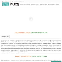 Tour Sepeda Jogja Murah Paket Wisata Sepeda Malioboro Prambanan