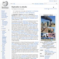 September 11 attacks