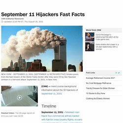 September 11 Hijackers Fast Facts