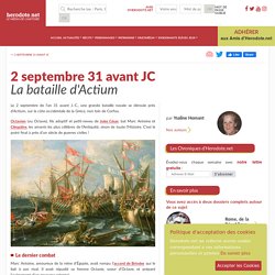 2 septembre 31 avant JC - La bataille d'Actium