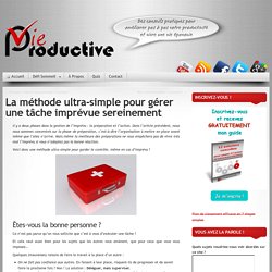 Site - pour une vie plus 'productive'