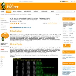 A Fast/Compact Serialization Framework. Free source code and pro