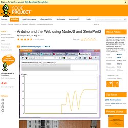 Arduino and the Web using NodeJS and SerialPort2