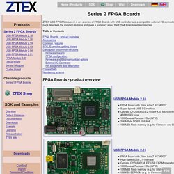 Series 2 FPGA Boards