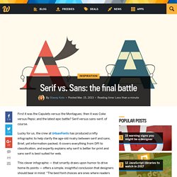 Serif vs. Sans: the final battle