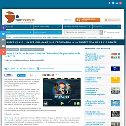 Master F.I.N.D., un Serious Game sur l’éducation à la protection de la vie privée