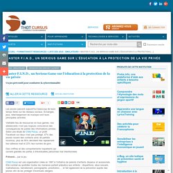 Master F.I.N.D., un Serious Game sur l’éducation à la protection de la vie privée