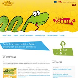 Emile le serpent mobile - Défi à destination des écoles primaires