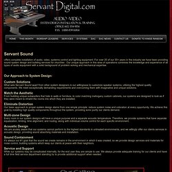 Servant Sound / Servant Digital : Servant Sound / Servant Digital is an Audio/Video Company that is built on Christian standards.